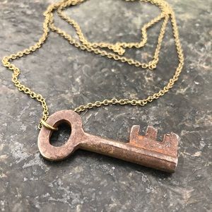 Necklace with Vintage Key